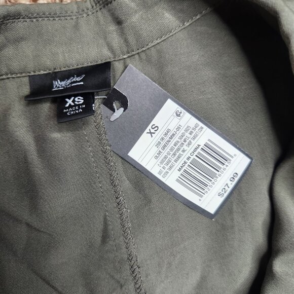 Mossimo Olive Green Sleeveless Duster Cardigan - Picture 5 of 9